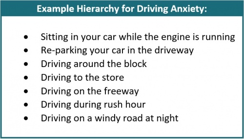 Example Hierarchy for Driving Anxiety