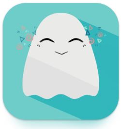 Liberate: My OCD Fighter OCD App Logo - A cute ghost on a green background